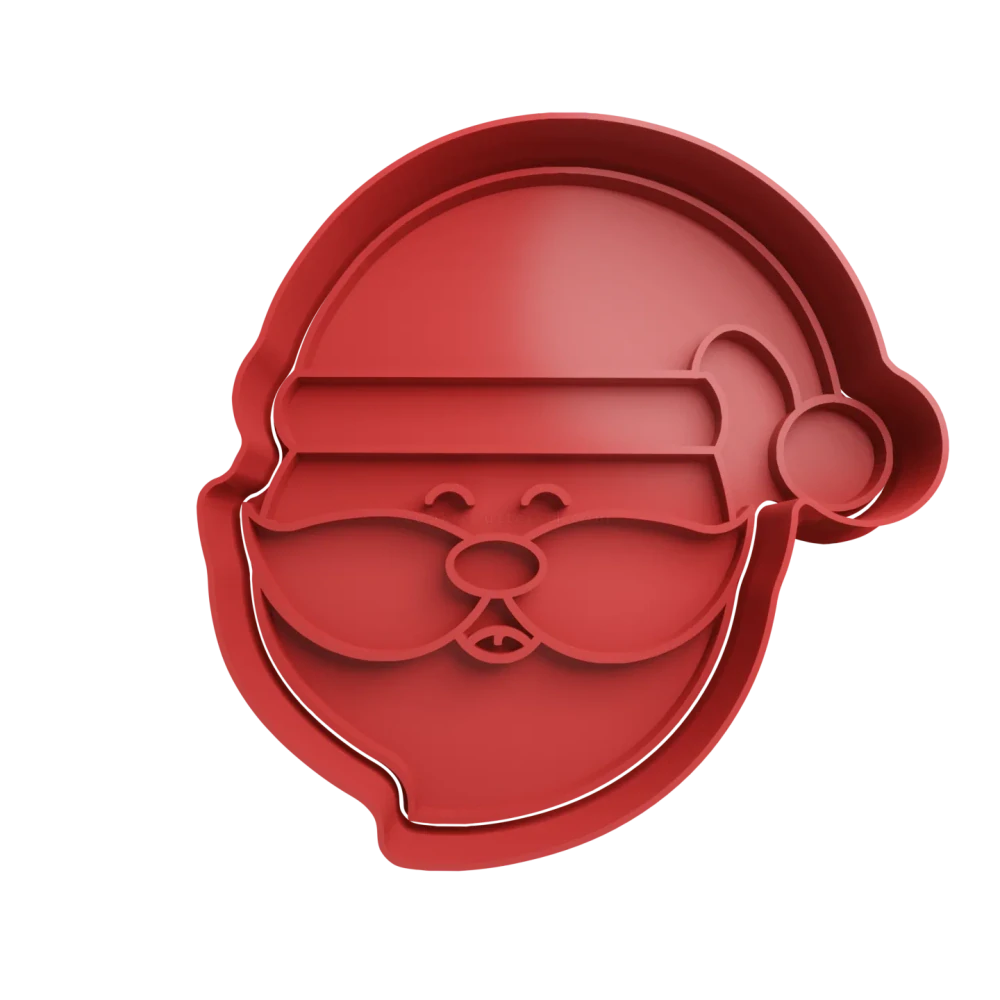 Vykrajovátko s razítkem Santa Claus hlava