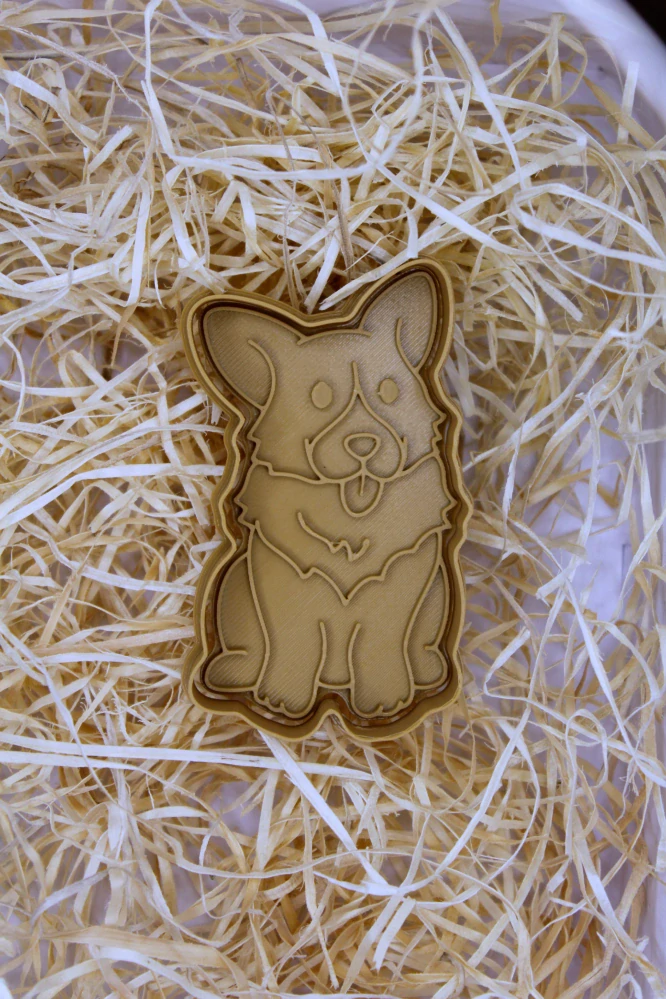 Vykrajovátko s razítkem pes Corgi