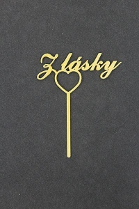 Mini ozdobný zápich Z lásky