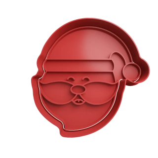 Vykrajovátko s razítkem Santa Claus hlava
