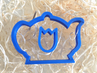 Vykrajovátko – Konvička s tulipánem (8 cm)